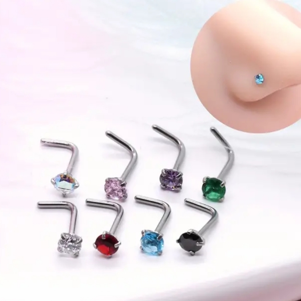 8 nose rings
